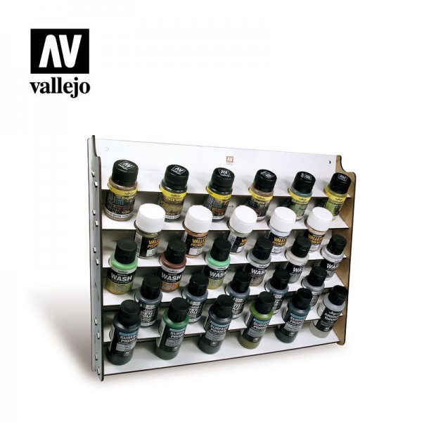 Expositor de pared 28 botes de 30/60 ml.