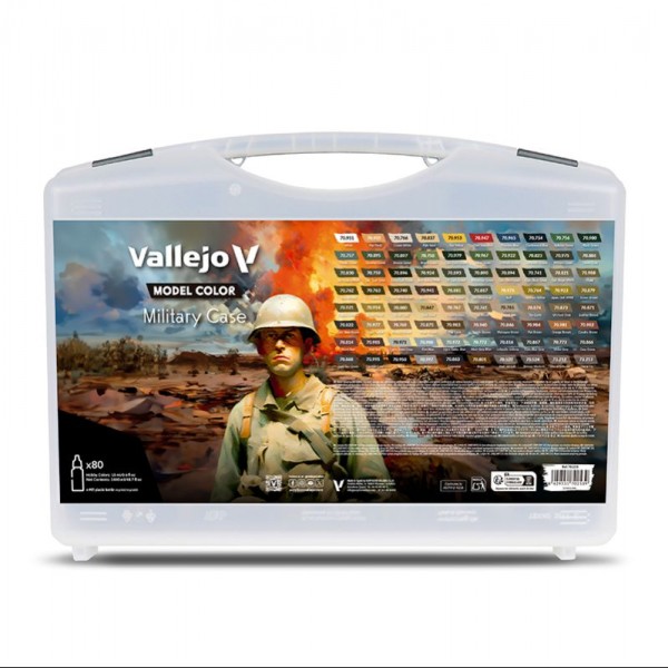 MALETÍN 80 MODEL COLOR MILITARY CASE 18ML