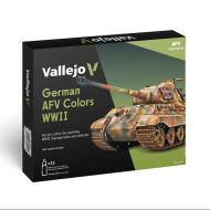 SET 16 MODEL COLOR AFV GERMAN WWII 18ML