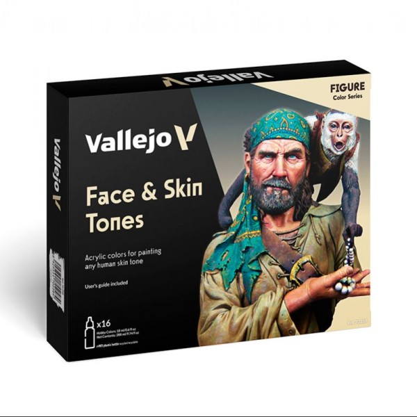 FIGURAS / SET 16 MODEL COLOR FACE & SKIN TONES 18ML