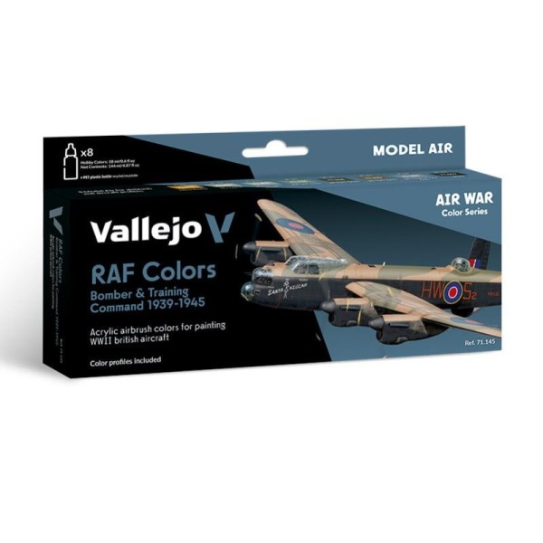 SET 8 MODEL AIR BOMBER AIR COMMAND 39-45 18 ML