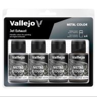 SET 4 METAL COLOR TOBERAS DE REACTORES 32 ML