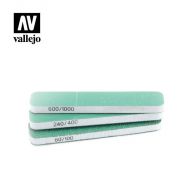 Set de 3 Flexi Sanders doble grano (90X19X6 mm.) 