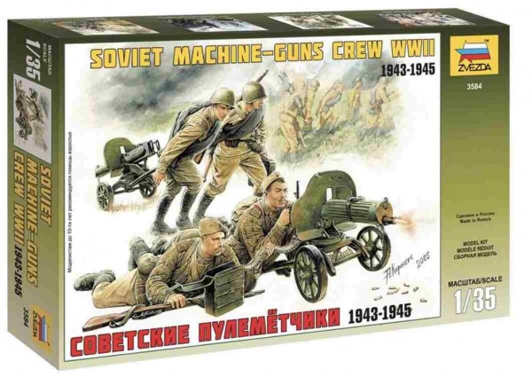 Soviet Machineguns w/Crew WWII