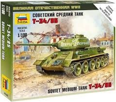 SOVIET TANK T-34/85 1/100