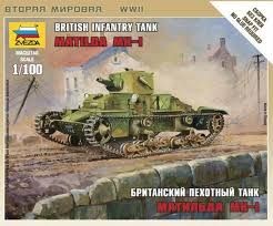 BRITISH LIGHT TANK -MATILDA MK I, 1/100