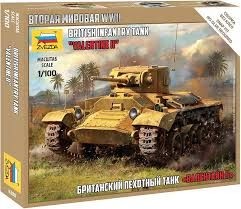 BRITISH INFANTRY TANK VALENTINE II 1/100