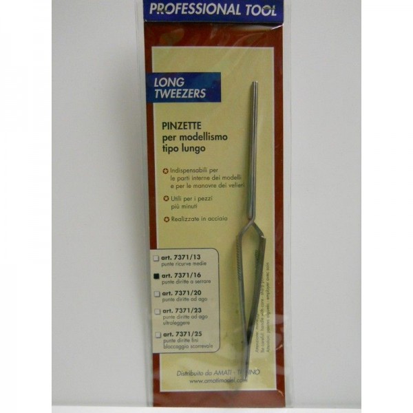 Pinza modelismo punta recta
