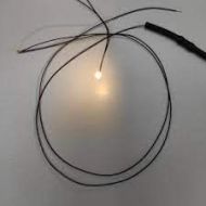 Micro LED blanco dorado 1 mm