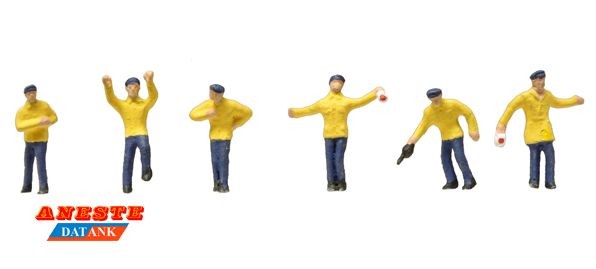 Ferroviarios de maniobras 1/160