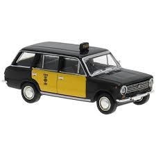 Seat 124 break taxi de Barcelona 1/87