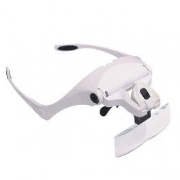 Lupa de Cabeza Ergonómica LED Varios Aumentos