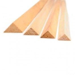 Moldura triangular balsa 3x3 mm
