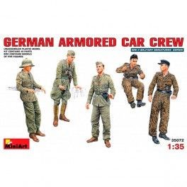 Figuras German Armoured Car Crew, escala 1/35