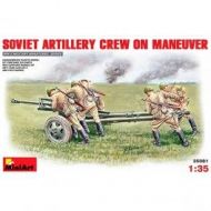 Figuras Soviet Artillery Crew on Maneuver, escala 1/35