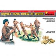 Figuras Soviet Tank Crew at Work SE. Figuras de la tripulación del tanque soviético trabajando.  Escala 1:35