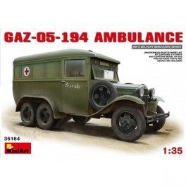 Vehículo GAZ-05-194 Ambulance. Escala 1/35