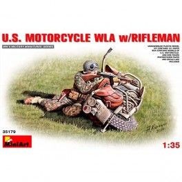 Moto+Figura US WLA with Rifleman. Escala 1/35