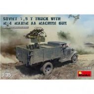 Camión Soviet 1,5 t  M-4Maxim AAGun. Escala: 1/35