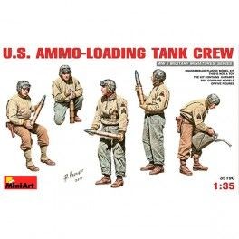 Figuras U.S. Ammo-Loading Tank Crew. Escala: 1/35