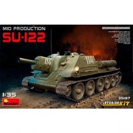 Tanque SU-122 (Mid Production) w/ Interior Kit. Escala 1/35