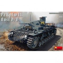 Tanque Pz.Kpfw.III Ausf D/B, escala 1/35