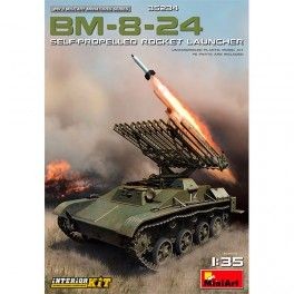 Tanque BM-8-24 Self-Propelled Rocket Launcher. Interior Kit, escala 1/35