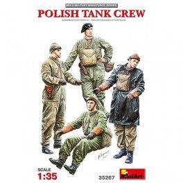 Figuras Polish Tank Crew, escala 1/35