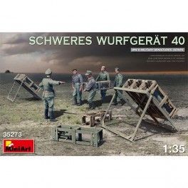 Figuras Schweres Wurfgerat 40, escala 1/35