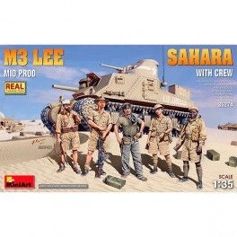 M3 Lee Mid Prod. Sahara w/Crew. Escala 1/35