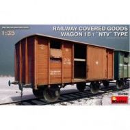 Vagón Railway Covered Goods 18t NTV. Escala: 1/35