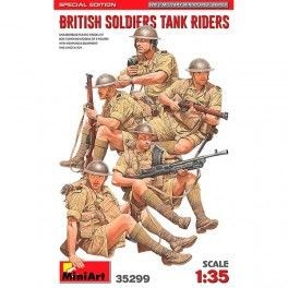 British Soldiers Tank Riders. Sp.Ed. Escala 1/35
