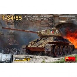 T-34-85 Composite Turret 112 44 IK  Escala: 1/35