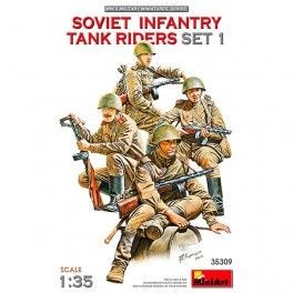 Soviet Tank Riders 1 Set. Escala 1:35
