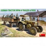 Tractor alemán D8506 Trailer & tripulación  Escala: 1/35