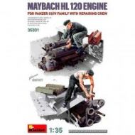 Maybach HL120 Eng.Panzer III/IV Repair  Escala 1/35