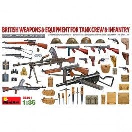British Weap & Equip Tank Crew & Infantry  Escala 1/35