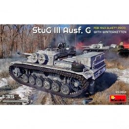 StuG III Ausf G 43 Alkett Prod Winterketten. Escala 1/35