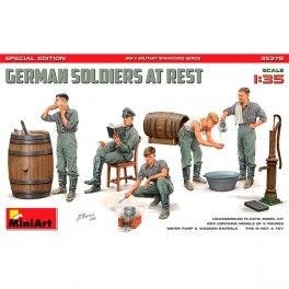 German Soldiers at Rest Edición Especial  Escala: 1/35