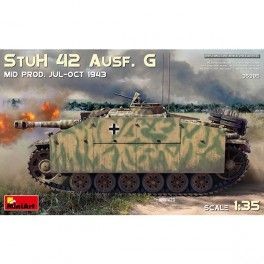 Tanque StuH 42 Ausf. G Mid Prod Jul-Oct 1943 1:35