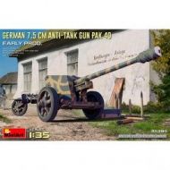 German 7.5cm Anti-Tank Gun PaK 40. Early Prod. Escala 1/35