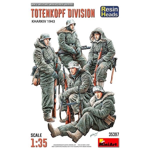 Totenkopf Division Kharkov 43 Resin  Escala: 1/35