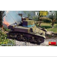 TANQUE M3 STUART DIESEL EARLY PROD. 1/35