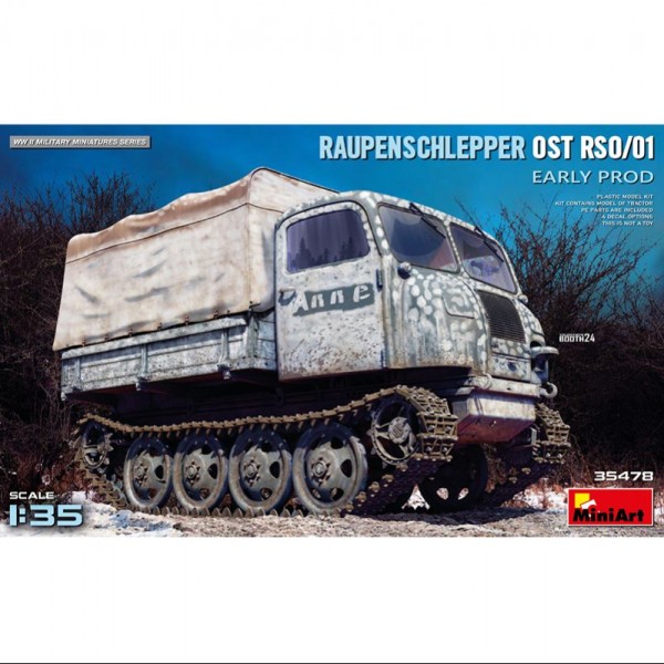 VEHÍCULO MILITAR RAUPENSCHLEPPER OST RSO/01. EARLY PROD 1/35