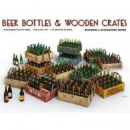 Accesorios  Beer Bottles & Wooden Crates, escala 1/35