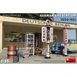 Gasolinera Alemana 1930-40s  Escala1/35