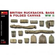 Accesorios British Rucksack Bag Canvas WW2. Escala: 1/35