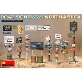 Accesorio Road Signs WW2 N.Africa. Escala 1/35