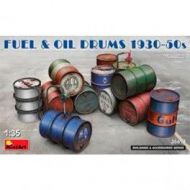 Fuel & Oil Drums. Escala 1/35