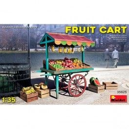 Accesorios Carro de Fruta  Escala: 1/35